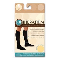 Imagen de CALCETIN THERAFIRM ALTA COMPRESION (20-30 mmHg) CABALLERO TALLA MEDIANA COLOR BEIGE