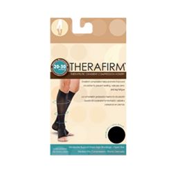 Imagen de MEDIA THERAFIRM ALTA COMPRESION (20-30 mmHg) PUNTA DESNUDA TALLA X-GRANDE COLOR NEGRO