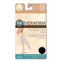 Imagen de MEDIA THERAFIRM ALTA COMPRESION (20-30 mmHg) PUNTA DESNUDA TALLA MEDIANA COLOR NEGRO