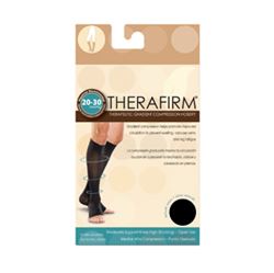 Imagen de TOBIMEDIA THERAFIRM ALTA COMPRESION (20-30 mmHg) PUNTA DESNUDA TALLA MEDIANA COLOR NEGRO